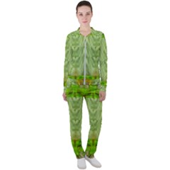 Landscape In A Green Structural Habitat Ornate Casual Jacket And Pants Set by pepitasart