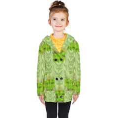 Landscape In A Green Structural Habitat Ornate Kids  Double Breasted Button Coat by pepitasart