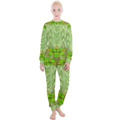 Landscape In A Green Structural Habitat Ornate Women s Lounge Set by pepitasart