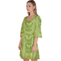 Landscape In A Green Structural Habitat Ornate Velour Kimono Dress View2