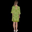 Landscape In A Green Structural Habitat Ornate Velour Kimono Dress View4