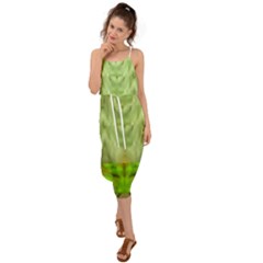 Landscape In A Green Structural Habitat Ornate Waist Tie Cover Up Chiffon Dress by pepitasart