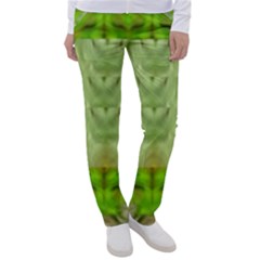 Landscape In A Green Structural Habitat Ornate Women s Casual Pants by pepitasart