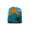 Guadalupe Mountains National Park with El Capitan Peak Texas United States WPA Poster Art Color Drawstring Pouch (Medium) View2