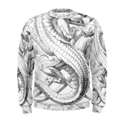 Dragon Lizard Vector Monster Men s Sweatshirt by HermanTelo