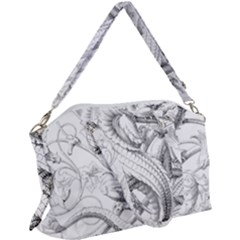 Dragon Lizard Vector Monster Canvas Crossbody Bag