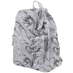 Dragon Lizard Vector Monster Top Flap Backpack