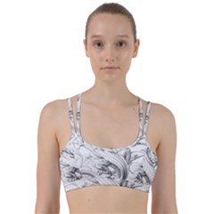 Dragon Lizard Vector Monster Line Them Up Sports Bra by HermanTelo