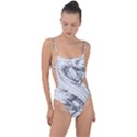 Dragon Lizard Vector Monster Tie Strap One Piece Swimsuit View1