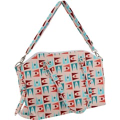 Retro Digital Canvas Crossbody Bag