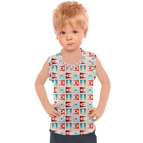 Retro Digital Kids  Sport Tank Top by Mariart