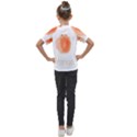 Orange Fruit Watercolor Painted Kids  Mesh Piece Tee View2