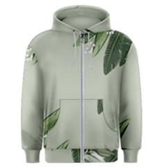 Banana Pattern Plant Men s Zipper Hoodie by Mariart