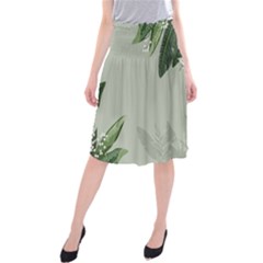 Banana Pattern Plant Midi Beach Skirt by Mariart