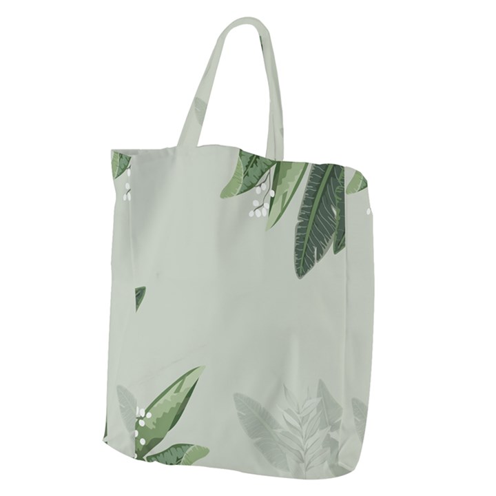 Banana Pattern Plant Giant Grocery Tote