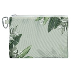 Banana Pattern Plant Canvas Cosmetic Bag (xl)