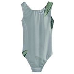 Banana Pattern Plant Kids  Cut-out Back One Piece Swimsuit