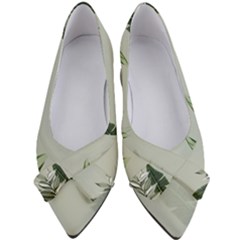 Banana Pattern Plant Women s Bow Heels by Mariart