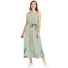 Banana Pattern Plant Boho Sleeveless Summer Dress by Mariart