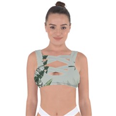 Banana Pattern Plant Bandaged Up Bikini Top by Mariart