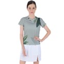 Banana Pattern Plant Women s Sports Top View1