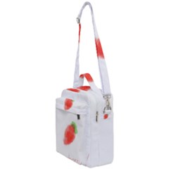 Strawbery Fruit Watercolor Painted Crossbody Day Bag by Mariart