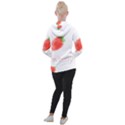 Strawbery Fruit Watercolor Painted Women s Hooded Pullover View2