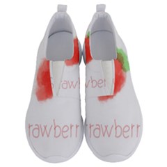 Strawbery Fruit Watercolor Painted No Lace Lightweight Shoes by Mariart