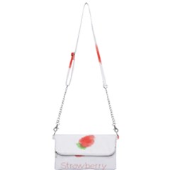 Strawbery Fruit Watercolor Painted Mini Crossbody Handbag