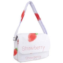 Strawbery Fruit Watercolor Painted Courier Bag