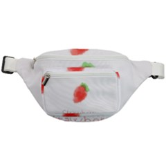 Strawbery Fruit Watercolor Painted Fanny Pack by Mariart