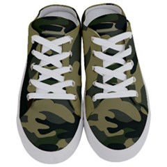 Green Military Camouflage Pattern Half Slippers by fashionpod