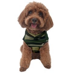 Green Military Camouflage Pattern Dog Sweater by fashionpod