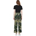 Green Military Camouflage Pattern Women s Pants  View2