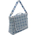 Blue floral pattern Box Up Messenger Bag View2