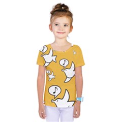 Whistling Sparrow - by LaRenard Kids  One Piece Tee