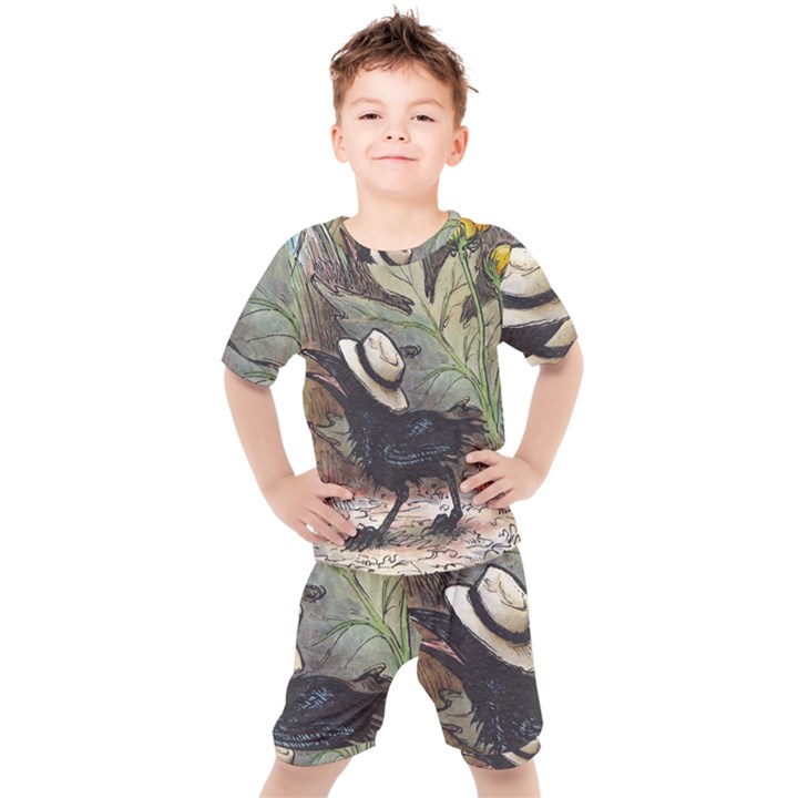 Lil Friend - Summertime - by LaRenard Kids  Tee and Shorts Set