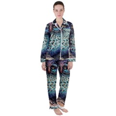 Someone To Watch Over Me - By Larenard Satin Long Sleeve Pajamas Set by LaRenard