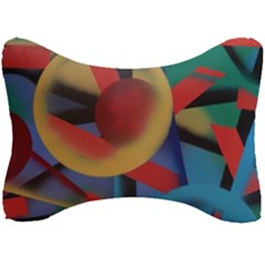 Kaleidoscope 2 Seat Head Rest Cushion by WILLBIRDWELL