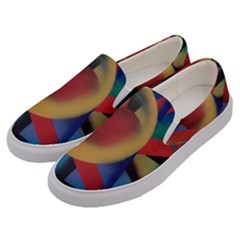 Kaleidoscope 2 Men s Canvas Slip Ons by WILLBIRDWELL