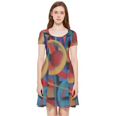 Kaleidoscope 2 Inside Out Cap Sleeve Dress by WILLBIRDWELL