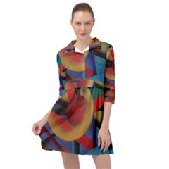 Kaleidoscope 2 Mini Skater Shirt Dress by WILLBIRDWELL