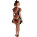 Kaleidoscope 2 Flutter Sleeve Wrap Dress View2