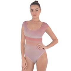 Pink Sky Short Sleeve Leotard 