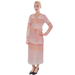 Pink Sky Velvet Maxi Wrap Dress