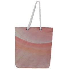 Pink Sky Full Print Rope Handle Tote (large) by WILLBIRDWELL