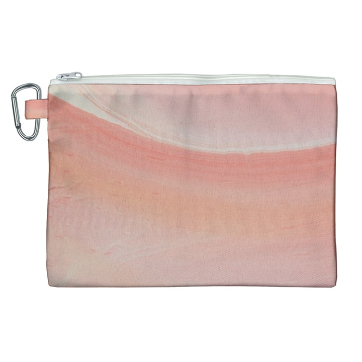 Pink Sky Canvas Cosmetic Bag (XL)