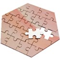 Pink Sky Wooden Puzzle Hexagon View2