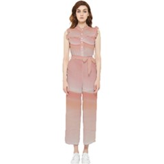 Pink Sky Women s Frill Top Jumpsuit by WILLBIRDWELL