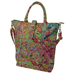 Spring Ring Buckle Top Tote Bag by arwwearableart